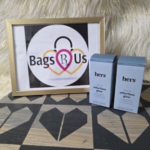 HERS EFFORTLESS GLOW FACE OIL 1 FL OZ NEW LOT OF 2 BOXES  FAST SHIP